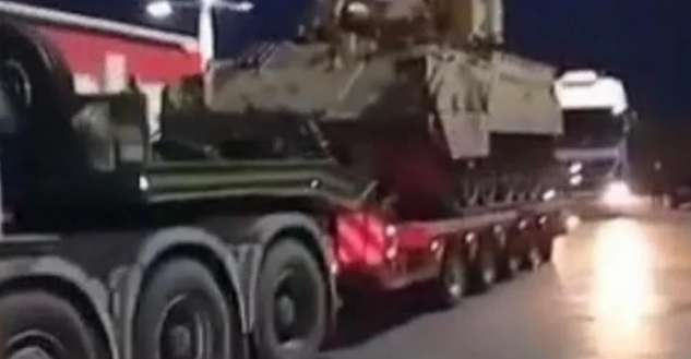 Американска бойна техника навлезе в България нощес ВИДЕО